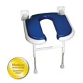 thumbnail image 1 of ARC Inc 04100P 4000 Series Shower Seat U-shaped Padded v Blue - 18. 125 Inch W, 1 of 1