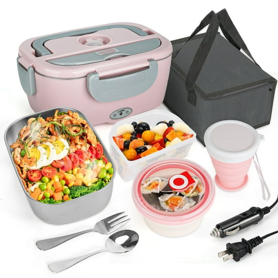 ARC Portable Leak Proof Plastic Stainless Steel Electric Reusable Lunch Box