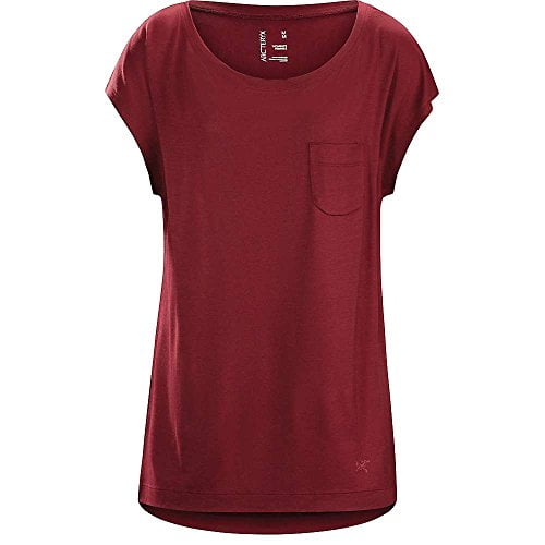 ARC'TERYX A2B SCOOP NECK WOMEN'S - SIZE: WOMEN M - SCARLET