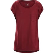 ARCTERYX A2B SCOOP NECK WOMENS - SIZE WOMEN M - SCARLET
