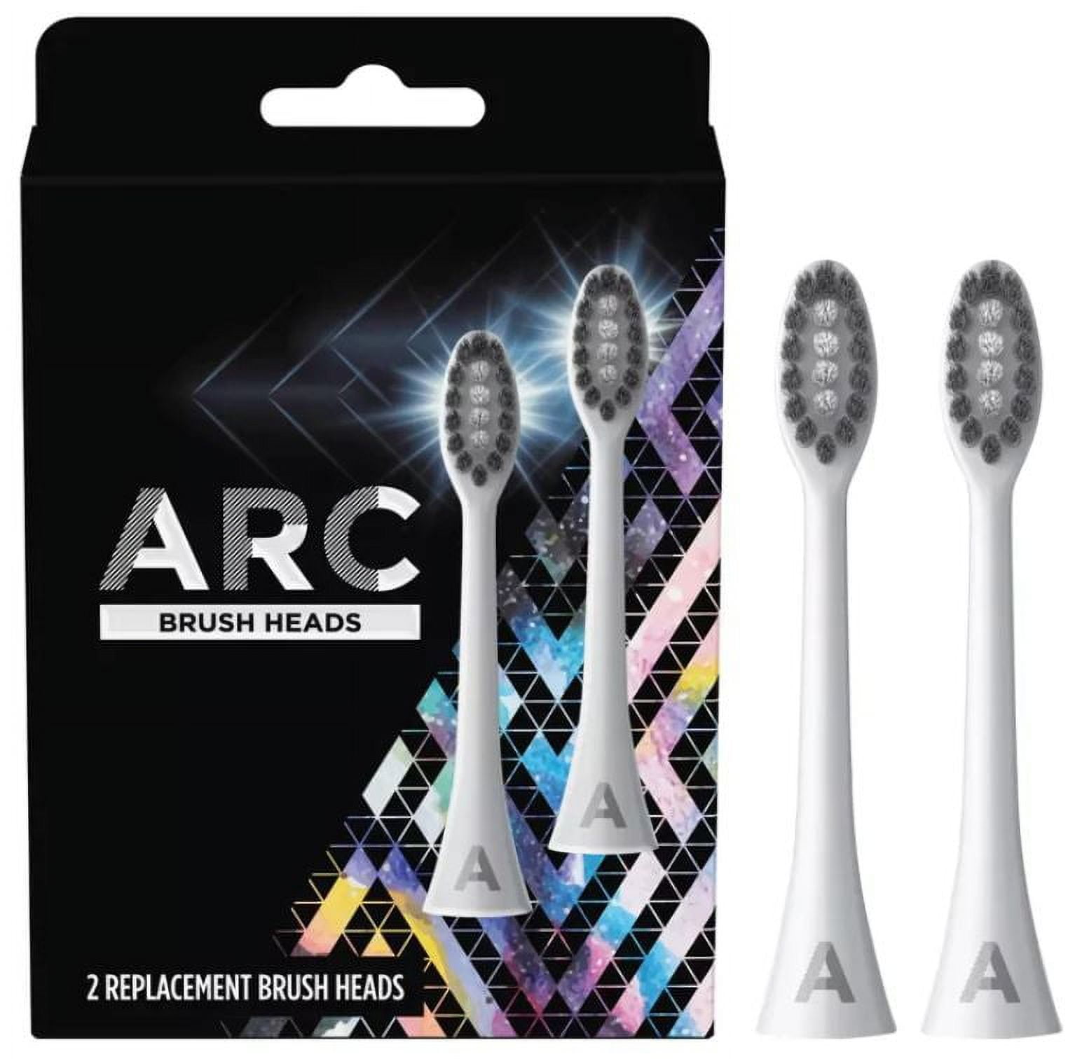 ARC Tooth Brush Head Replacement - White - 2 count