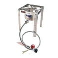 thumbnail image 1 of ARC USA SS3840S Outdoor Propane Burner Stainless Steel Camping Stove with Hose & Regulator 37,000 BTU/H, 1 of 7