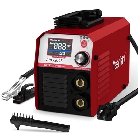 YesRight ARC200S Stick Welder Machine, 110V 200A MMA Welding, Portable, IGBT Digital Display