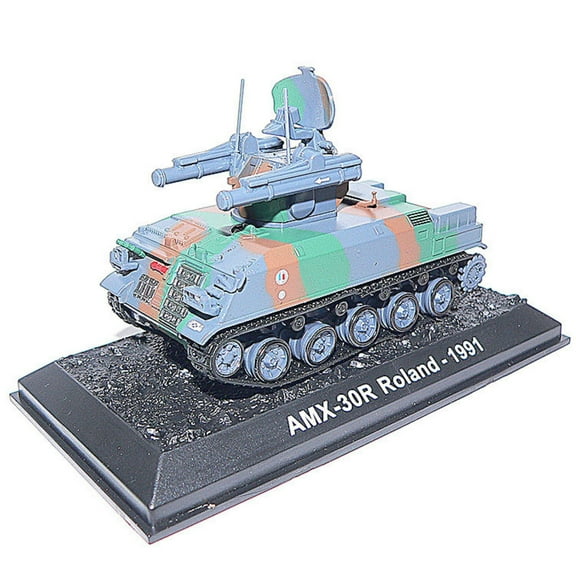 ARCADORA 1:72 France AMX-30R Roland SAM Tank 3.5in Alloy Diecast 1991 Military Model for Collectors Display Gift