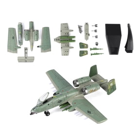 ARCADORA 1:72 Scale A-10 Thunderbolt II Warthog Aircraft Model Abs Plastic Assembly Kit With Display Stand For Military Model Collection Hobby