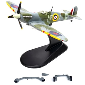 ARCADORA 1:72 Scale Alloy Plastic UK Air Force Supermarine Spitfire Mk Vb Fighter Model With Display Stand For Desk Showcase Shelf Decoration