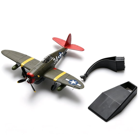 ARCADORA 1:72 Scale Diecast Model P 47D Thunderbolt Alloy Plastic 15.5cm X 17.5cm for Aircraft Collection Display