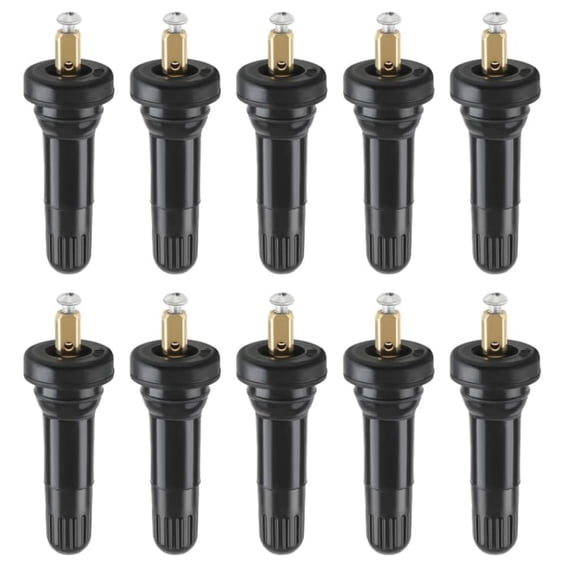 ARCADORA 10 Pack TPMS Tire Valve Stem Copper Rubber for Tire Pressure Monitoring System OEM 20008 17 20008 VS 950 Quality