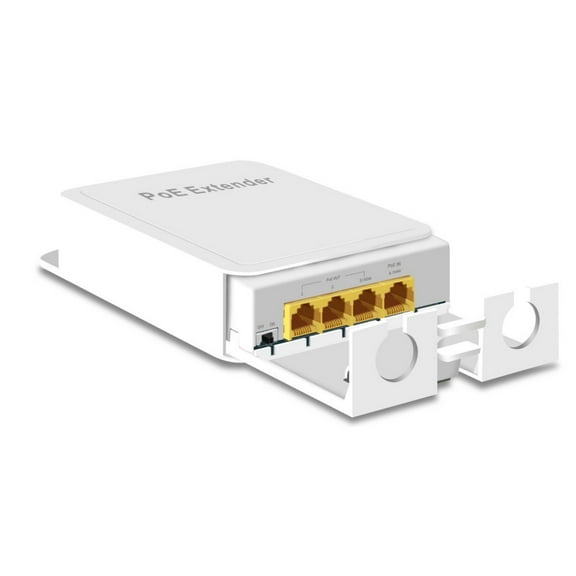ARCADORA 1000mbps 4-Port POE Repeater for Extending Network Range - IP65 Waterproof, Plug and Play