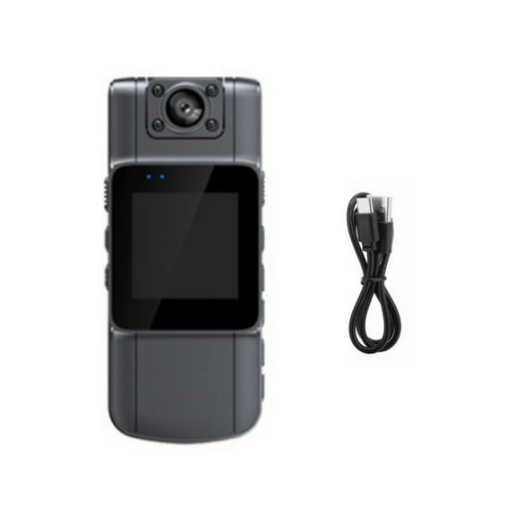 ARCADORA 1080P Body Camera 180 Rotating Lens 155 Wide Angle 1.5 LCD 7H Record 1000mAh Law Enforcement Security