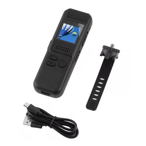 ARCADORA 1080P Portable Camera Clip Magnetic 180 Rotatable Lens 600mAh 4Hr 256GB SD 0.9 LCD Motion Detect Bicycle Mount Cam