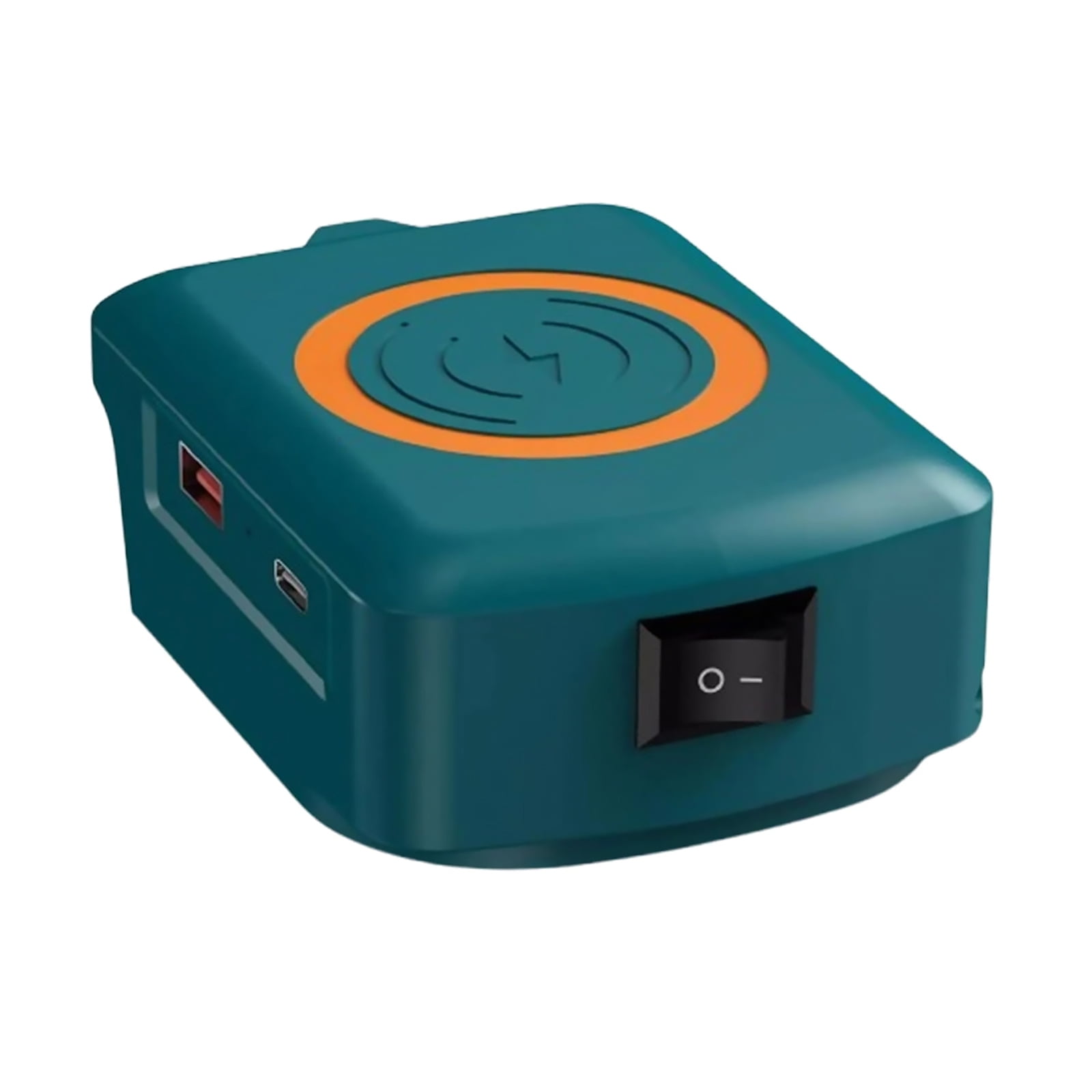 ARCADORA 18V Battery Wireless Charger Adapter USB Type C Port 15W Fast Charging for Phone Samsung and Tools for Makita