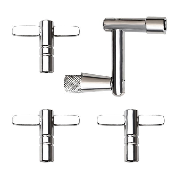 ARCADORA 4 Pack Drum Keys Set for Drum Tuning 1/4 Socket Tension Rods Includes Standard and Speed Keys for Rehearsals Gigs