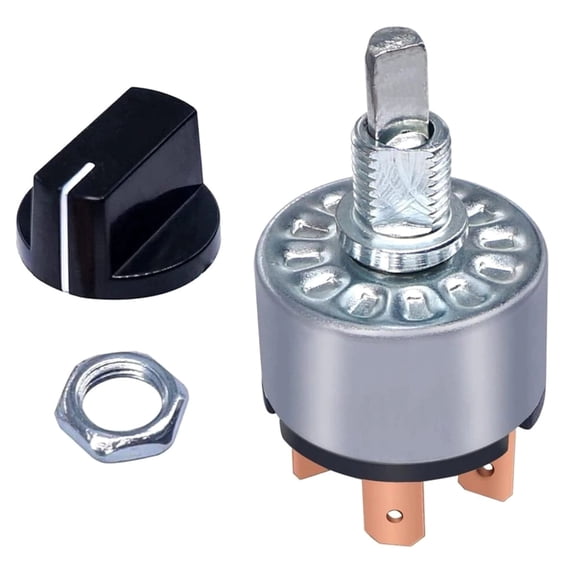 ARCADORA 4-Position Rotary Switch for Various Applications 16A 120VAC 12A 250VAC Alloy Copper 10000 Cycles Life