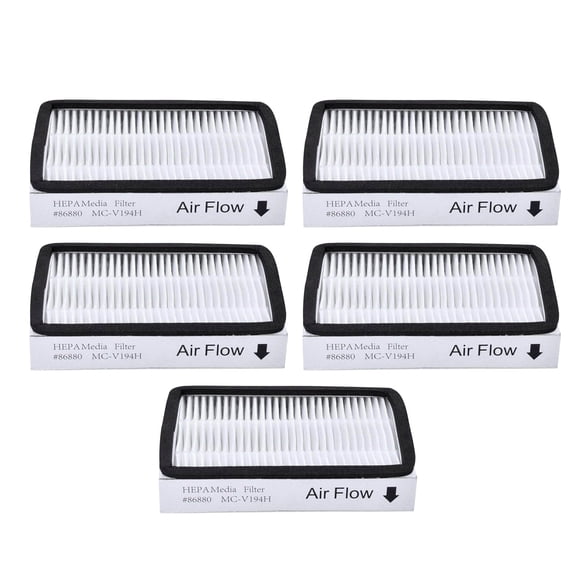 ARCADORA 5 HEPA Vacuum Filters for Kenmore C38KBRM EF-2 20-86880 Direct Replacement Easy Install Quality PC Material