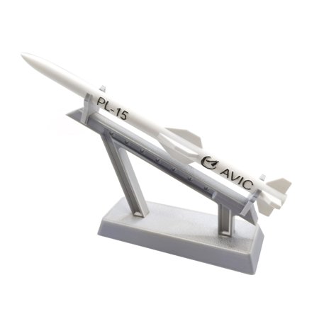 ARCADORA AVIC PL-15 Air-To-Air Missile Model 1:20 Scale Latex 3D Print 7.5in for Collectors Desk Display Shelf Gift Enthusiasts