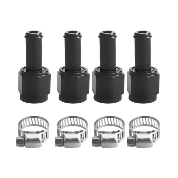 ARCADORA Aluminum 3/8 Barb 6AN Female Adapter For Fuel Line Oil Water Diesel Petrol Engine Automotive Fuel System
