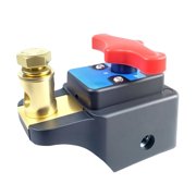 ARCADORA Battery Disconnect Switch 300A 12V 24V DC for Cars RVs Boats Marine Universal Mount Brass ABS Housing