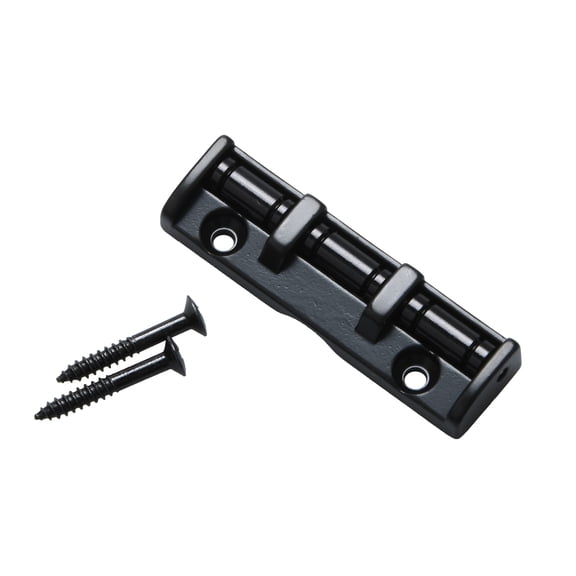 ARCADORA Black Zinc Alloy Guitar Roller Nut 43mm Length Metal Rollers For 6-String Electric Guitar String Tuning Accessory