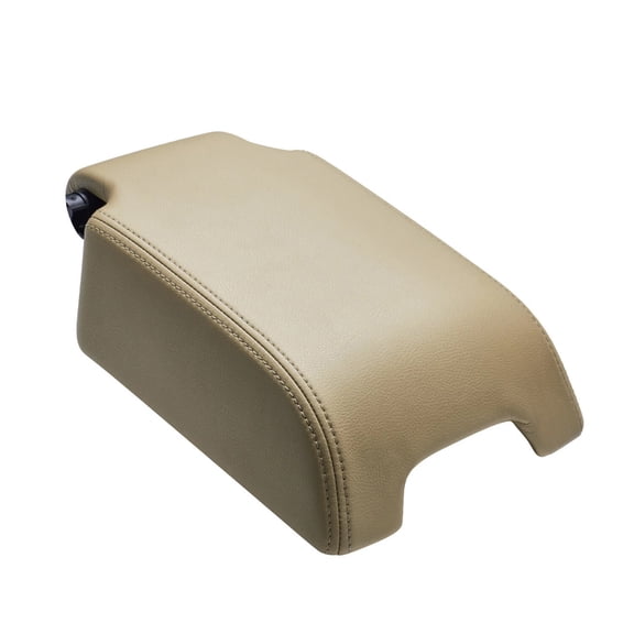 ARCADORA Brown Microfiber Leather Center Console Armrest Cover For Rover LR3 LR4 2005-2016 Double Seams Scratch Resistant Car Accessory