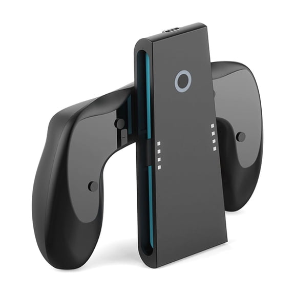 ARCADORA Charging Grip for Nintendo Switch Joy-Con 2 2025 Black USB-C Magnetic Docking Fast Charging Ergonomic