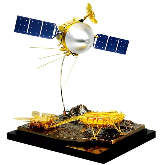 ARCADORA China Tianwen-1 Mars Rover Model for Space Exploration Enthusiasts, 1:30 Scale Alloy Replica for Desk Decor