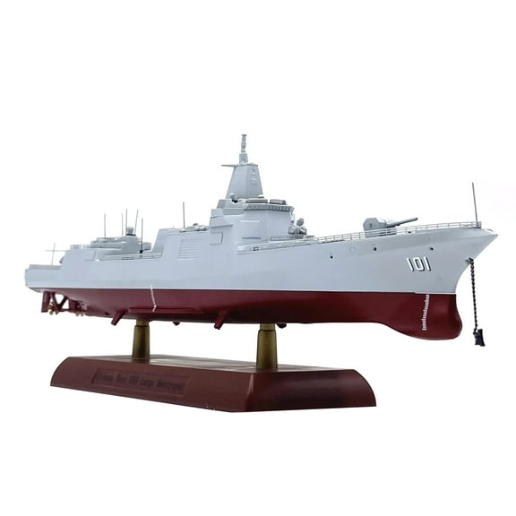 ARCADORA Chinese Type 055 Guided Missile Destroyer Model 1:700 Scale - Perfect for Desk Decoration & Battleship Collection
