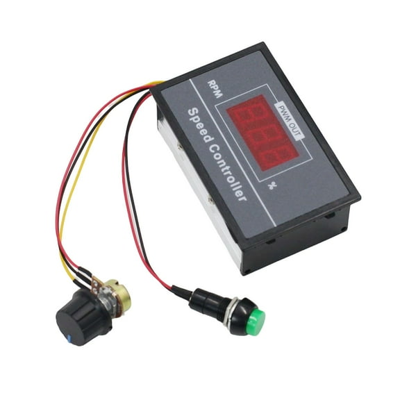ARCADORA DC 6V-60V 30A Motor Speed Controller with Digital Display 0-100% Adjustable Potentiometer Regulator for Various Motors 15KHz