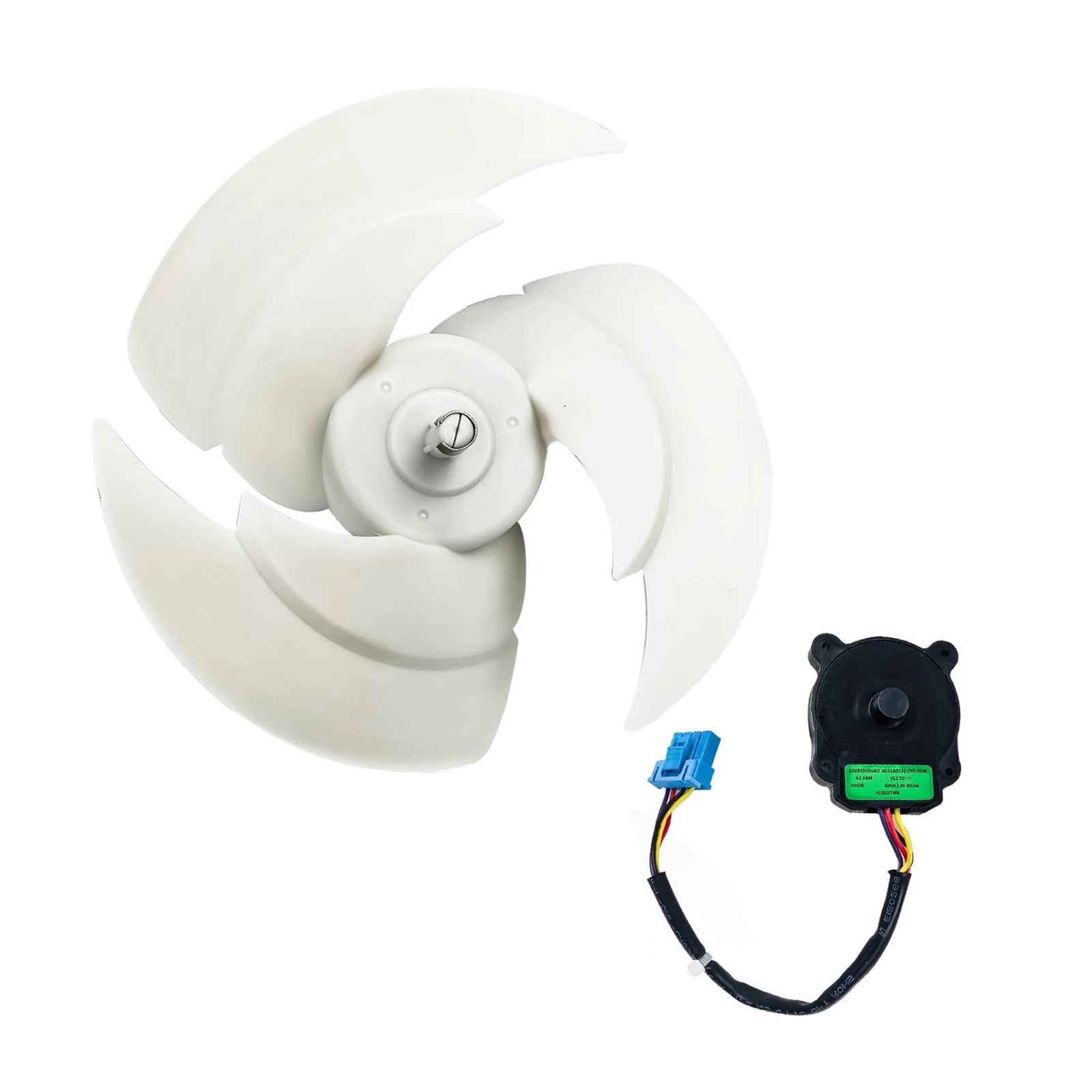 ARCADORA DC12V Refrigerator Condenser Fan Motor 4Pin Plug 12W Replacement Part For LG Kenmore Series Cooling Fan Assembly