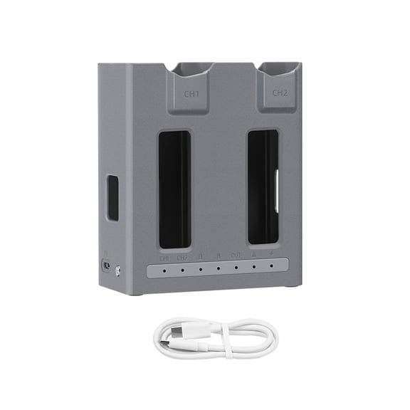 ARCADORA Dual Battery Charger for DJI Mavic 4 Pro Intelligent Charging Auto Matches Power Level Storage Mode Power Bank 5V/2A USB Output