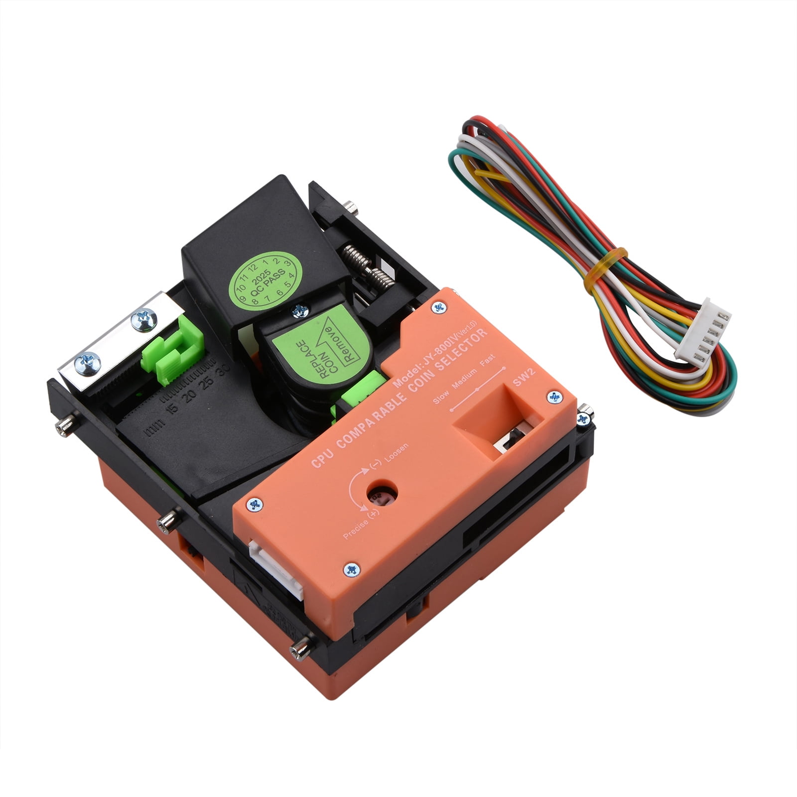 ARCADORA For JY-800 Coin Selector DC12V 60mA Anti Phishing 900 Coins/Min For Vending Machine Arcade Game Machine Kiosk Equipment