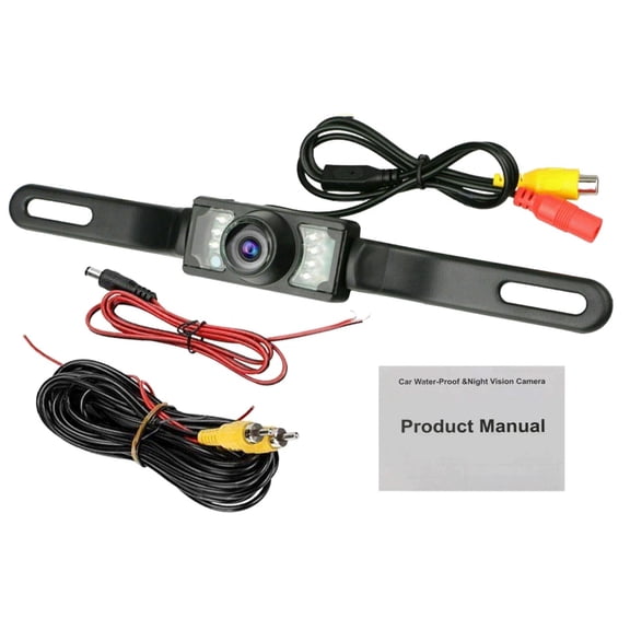 ARCADORA HD 720P Rear View Backup Camera For Car Truck SUV 170 Wide Angle IP68 Waterproof Night Vision