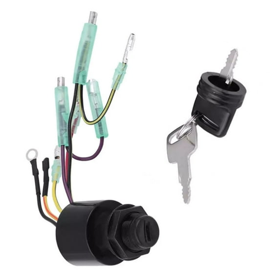 ARCADORA Ignition Switch Assembly 87-17009A5 for Mercury Outboard 9.9 15 18 25 30 HP Remote Heavy Duty Potted New