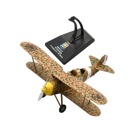 ARCADORA Italian IMAM Ro.37 Bomber Fighter Model 1:72 Scale Alloy Plastic Display Stand Decor Collection Gift