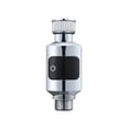 thumbnail image 1 of ARCADORA LED Shower Water Thermometer Silver ABS Real-Time Celsius Display 1/2 Inch Connector For Home Bathroom Shower Use, 1 of 8