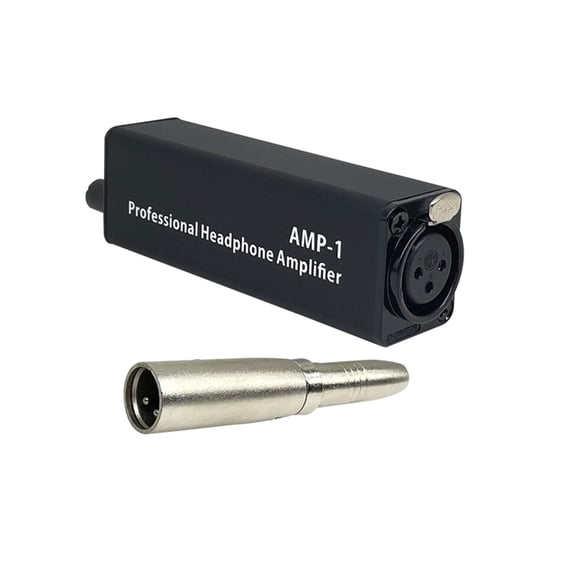 ARCADORA Lossless Audio Converter for XLR to 3.5mm Interface, Portable Headphone Amplifier for Studio and Live Performances