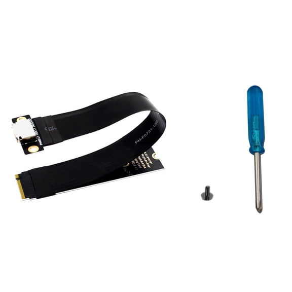 ARCADORA M.2 Nvme To Oculink Adapter Sff-8611 4i 15cm Fpc Board Pcie 4.0 64gbps For Egpu U.2 U.3 Ssd Connection
