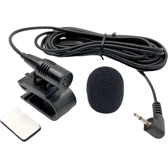 ARCADORA Microphone Replacement for Pioneer Car Radios 2.5mm Plug 3M Shielded Cable High Sensitivity Anti Noise for Clear Stable Voice