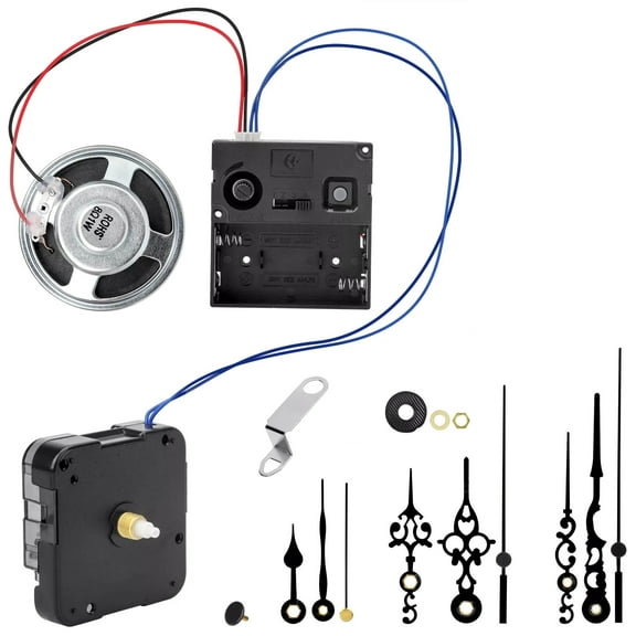 ARCADORA Music Box Clock Movement Kit with Hands Silent Non Ticking for DIY Clock Repair Replacement AA Battery