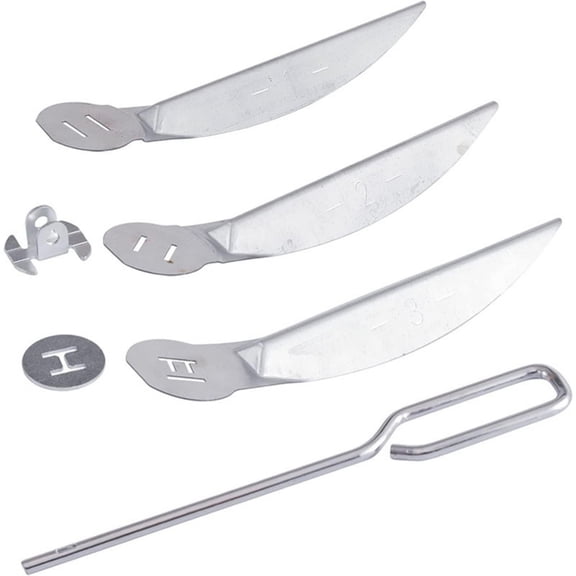 ARCADORA One Touch Cleaning System Kit for Weber Charcoal Grills 18 5 Inch Replacement Parts Includes Blades and Rod