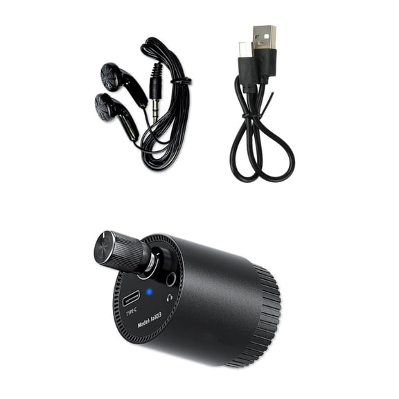 ARCADORA Portable Water Leakage Detector for Plumbing Engineers Pipe Detection Sound Amplifier Rechargeable Battery 13000x