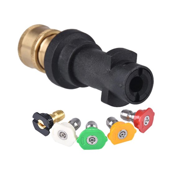ARCADORA Pressure Washer Adapter 1/4 Inch Quick Connect 4000 PSI Metal Plastic For Karcher K2 K3 K4 K5 K7 Series Cleaning Tools