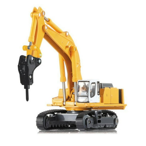 ARCADORA Quality Alloy Tracked Broken Machine Model 1:87 Scale for Construction Equipment Decoration and Collection Display