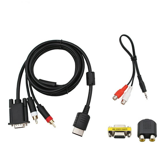 ARCADORA Quality VGA Cable for Dream-cast DC Console 4n OFC Terminals, Flexible & Anti-Interference, 1.8M Length