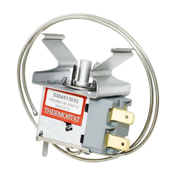 ARCADORA Refrigerator Temperature Control Thermostat for Frigidaire Kenmore Metal Part 5304513033 AP6284905 Direct Replacement New