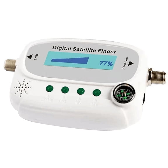 ARCADORA Satellite Finder 950-2150MHZ 75 7dB Gain 4 LED Indicators For Home Satellite TV Dish Signal Alignment Level Control