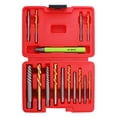 thumbnail image 1 of ARCADORA Screw Extractor Left Hand Drill Bit Set HSS CR-MO Material 135° Split Point For Automotive Machinery Repair Work, 1 of 10