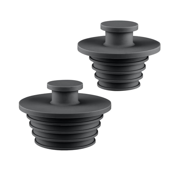 ARCADORA Silicone Bathtub Sink Stoppers 2Pcs Stepped Seal Drain Plugs For Bathroom Bathtub Kitchen Sink Shower Laundry Tub 1"-2" Hole