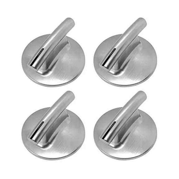 ARCADORA Silver Stove Knobs for Jenn-Air & Maytag, Heat-Resistant & Easy-Clean, Enhance Kitchen Aesthetics