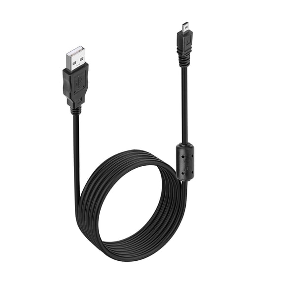 ARCADORA UC-E6 Mini 8-Pin USB Camera Cable 5Ft PVC Material Nickel Plated Connector For Coolpix Series Data Transfer